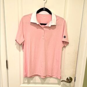 Vineyard Vines Pink Performance Golf Polo